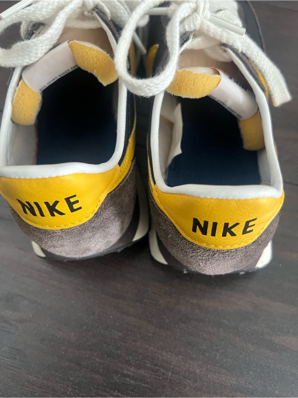 Nike Women's Black and Yellow Low-Top Sneakers - Picture 2 of 8
